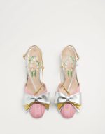BOWOW SLINGBACK PUMPS IN MOIRÈ FABRIC 45MM - Image 5